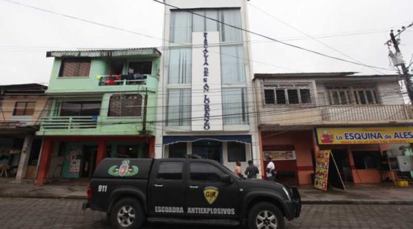 En las oficinas fiscales de San Lorenzo se implementaron más seguridades para evitar posibles atentados. Foto: El Comercio