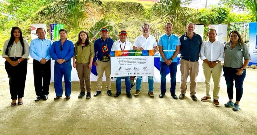 300 mil personas de las 11 nacionalidades indígenas amazónicas del país participarán en estos proyectos / Foto: cortesía ministerio de Ambiente