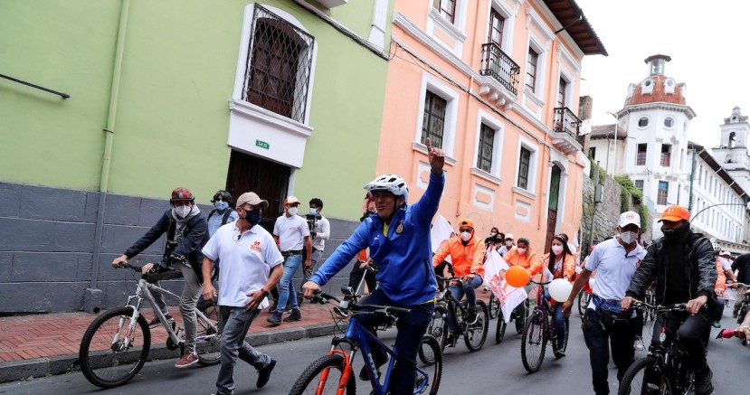 Andrés Arauz ganaría la primera vuelta en Ecuador, según las encuestas / Foto EFE