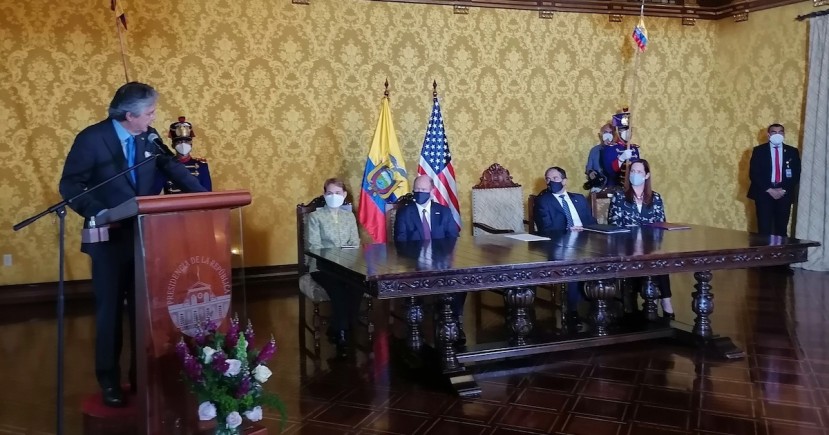 EE.UU. eleva en 5,8 millones su ayuda a Ecuador para combatir el narcotráfico / Foto: EFE
