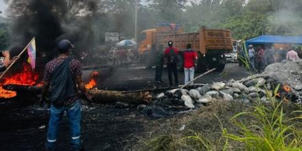 Las protestas en Napo continúan por la megacárcel 