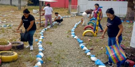 Familias de Zamora Chinchipe participaron en mingas