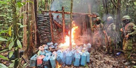 Sucumbíos: El Ejército halló precursores químicos 