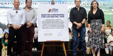 El Gobierno transfirió $ 3,1 millones a Zamora Chinchipe, Loja, El Oro y Azuay