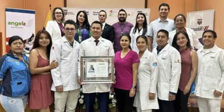 Hospital General de Macas recibió reconocimiento Angels 