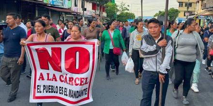 La Conaie respalda protesta contra mega-cárcel en Archidona