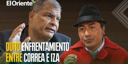 Iza y Correa se enfrentan. ¿Por qué?  