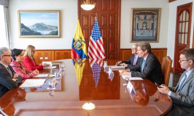 José Fernández, subsecretario de Crecimiento Económico de EE.UU., se encuentra en Quito / Foto: cortesía Cancillería