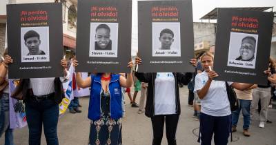 Johana Arboleda, madre de Saúl, coincidió en que va a "seguir hasta el final" en la búsqueda de la verdad sobre lo que pasó con su hijo, quien el 13 de diciembre cumplió 15 años./ Foto: cortesía EFE