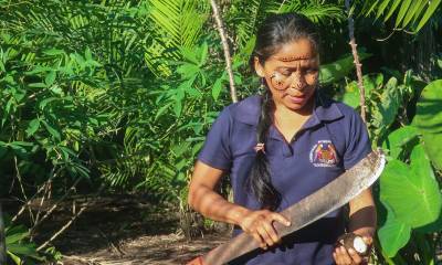 Verónica Tentets enfatiza la importancia que tienen estos sistemas agrarios trabajados por mujeres / Foto: EFE