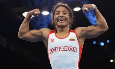  Lucía Yépez venció a la alemana Annika Wendle en semifinales / Foto: cortesía Comité Olímpico Ecuatoriano 