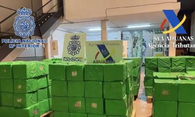 La Policía española se incautó de 4.318 kilos de cocaína en la provincia de Alicante / Foto: cortesía Policía de España