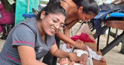 Las brigadas recorren las provincias del país luchando contra la desnutrición infantil / Foto: cortesía Secretaría Técnica Ecuador Crece Sin Desnutrición Infantil