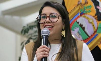 Andrea Arrobo fue la primera ministra de Energía y Minas de Daniel Noboa / Foto: cortesía 