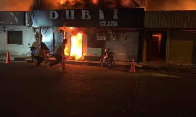 La explosión ocurrió, a las 22:00, en una discoteca/ Foto: cortesía