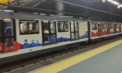 La línea del Metro tiene 18 trenes que circularán sobre 22 kilómetros, en un recorrido de 34 minutos  / Foto: cortesía Jorge Cáceres