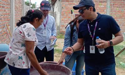 1.500 casas fueron fumigadas en Manabí / Foto: cortesía Minsterio de Salud