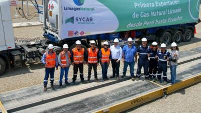 La empresa Sycar Infraestructura traerá el GNL desde Perú / Foto: cortesía Ministerio de Energía y Minas