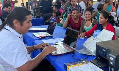 El Registro Civil realizó inscripciones y cedulaciones / Foto: cortesía MIES