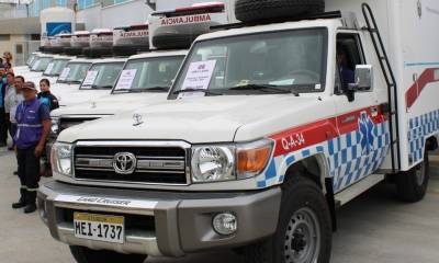 Las ambulancias que llegaron a Ecuador tienen tecnología de punta / Foto: cortesía Ministerio de Salud