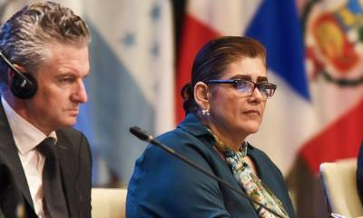 Mónica Palencia, ministra del Interior, participó en la Cumbre Latinoamericana de Seguridad / Foto: cortesía Ministerio del Interior