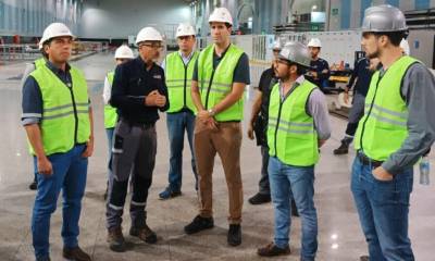 El 30 de mayo, Roberto Luque realizó una inspección a Coca Codo Sinclair / Foto: cortesía 