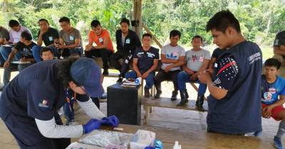 El taller se llevó a cabo en la comunidad Wiririma, provincia de Pastaza / Foto: cortesía Ministerio de Salud