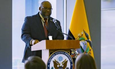 El embajador de Estados Unidos, Arthur Brown, participó en la inauguración / Foto: cortesía Embajada de Estados Unidos