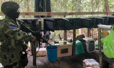 Se desmanteló el mayor laboratorio de cocaína de los últimos tiempos / Foto: cortesía Ministerio Defensa de Colombia