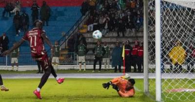 Renny Simisterra anotó el gol del triunfo de Mushuc Runa frente a Orense / Foto: cortesía Mushuc Runa