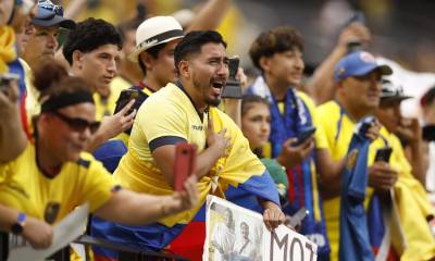 Miles de aficionados ecuatorianos estuvieron presentes ayer en Las Vegas / Foto: cortesía 