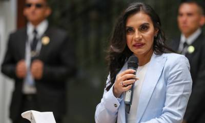 Verónica Abad a pidió este miércoles a la Asamblea Nacional que frene la actitud de hostigamiento político en su contra / Foto: EFE