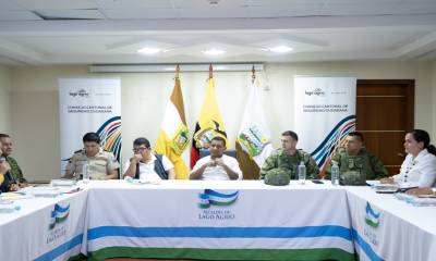 El Consejo Cantonal de Seguridad se reunió ayer/ Foto: cortesía Municipio Lago Agrio