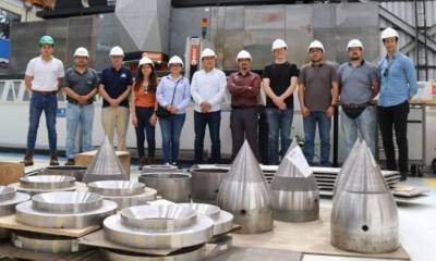 Delegación de la Cámara de Comercio Ecuatoriano-Canadiense visitó Agoyán / foto cortesía CELEC