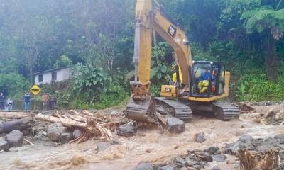 El alud se registró en el caserío El Placer, en la zona de Río Verde / Foto: EFE