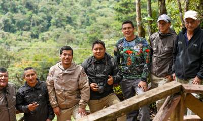 El Zarza es parte del Programa de Conservación de la Biodiversidad en la zona de la mina Fruta del Norte / Foto: cortesía CI Ecuador 