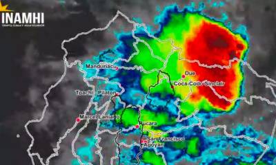 El Inamhi también alertó sobre riesgos de inundaciones, posibles desbordamientos de ríos y afectaciones en vías / Foto: cortesía Inamhi