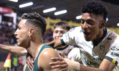  Miguel Parrales anotó el gol del triunfo de Orense sobre Deportivo Cuenca / Foto: cortesía Orense