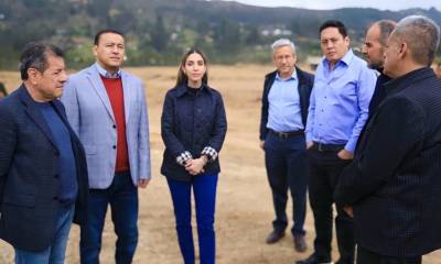 La ministra Sonsoles García visitó el terreno donde operará la primera zona franca/ Foto: cortesía Ministerio de Producción