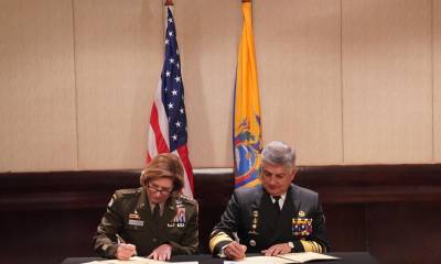 El acuerdo fortalecerá la seguridad regional y capacidad operativa de las fuerzas de seguridad ecuatorianas / Foto: cortesía  U.S. Southern Commands