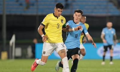 Piero Hincapié fue la figura de Ecuador ante Uruguay / Foto: EFE