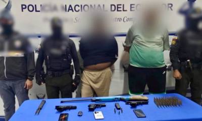 Los procesados pertenecerían a la banda criminal llamada 'Chone Killers' / Foto: cortesía Policía Nacional 