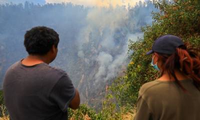 Las autoridades presumen que el incendio fue premeditado / Foto: EFE