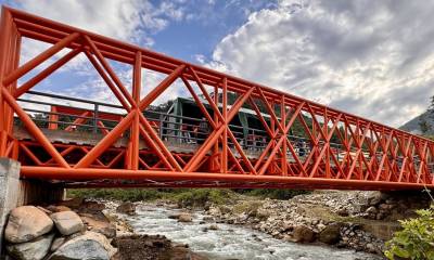  El puente vehicular está ubicado sobre el río Jamboe / Foto: cortesía Secretaría Técnica de la Amazonía