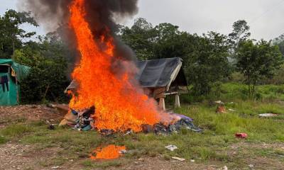 El operativo se llevó a cabo en el sector Guayusa./ Foto: cortesía