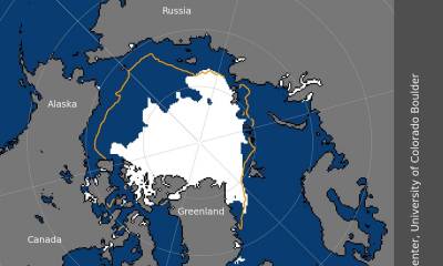 El calentamiento acelerado del Ártico ha ido causando la desaparición de hielo marino / Imagen: EFE