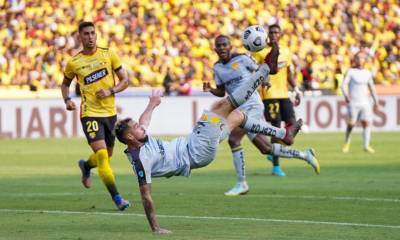 El cuadro oriental ganó 1-0 a Barcelona en Guayaquil en la final de ida de la LigaPro. El gol de la victoria fue anotado por el volante Édison Vega / Foto: cortesía Aucas