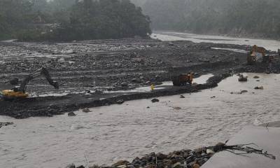 El plazo para terminar el dique permeable es de 15 meses / Foto: cortesía Celec