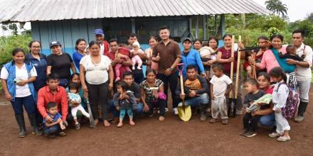 Familias de Taisha recibieron herramientas agrícolas para huertos familiares