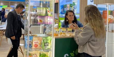 Alimentos ecuatorianos destacaron en la feria SIAL París 2024 